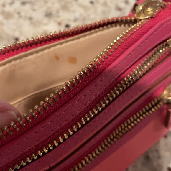 Coach wristlet. Pink and magenta. Gently used. - Picture 6 of 7